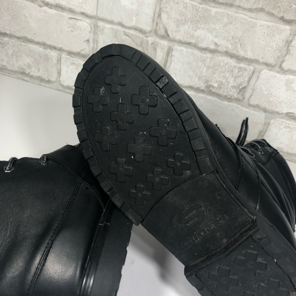 Vtg Skechers SKX 93927L Lace Up Combat Boots - Picture 7 of 8